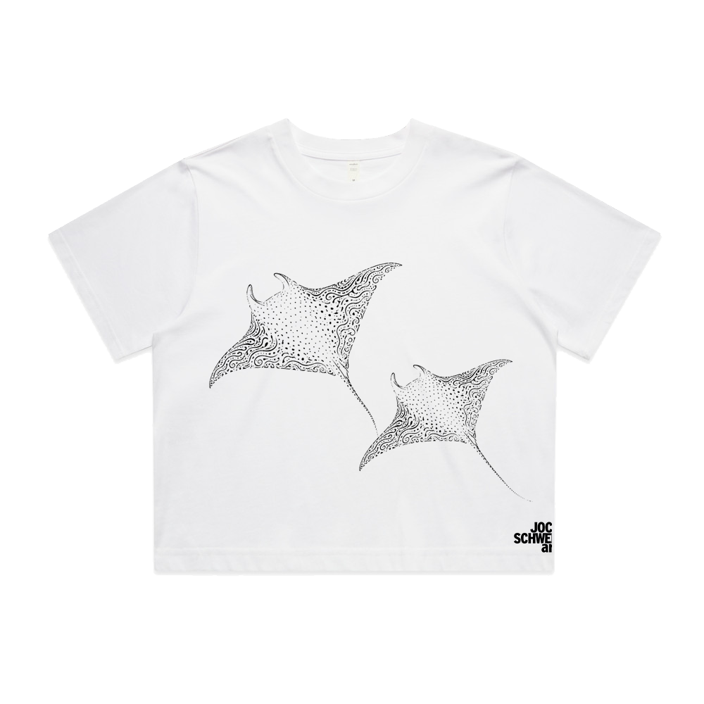 Mantas - Crop Top White