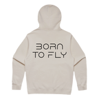 Born To Fly - Hoodie Beige