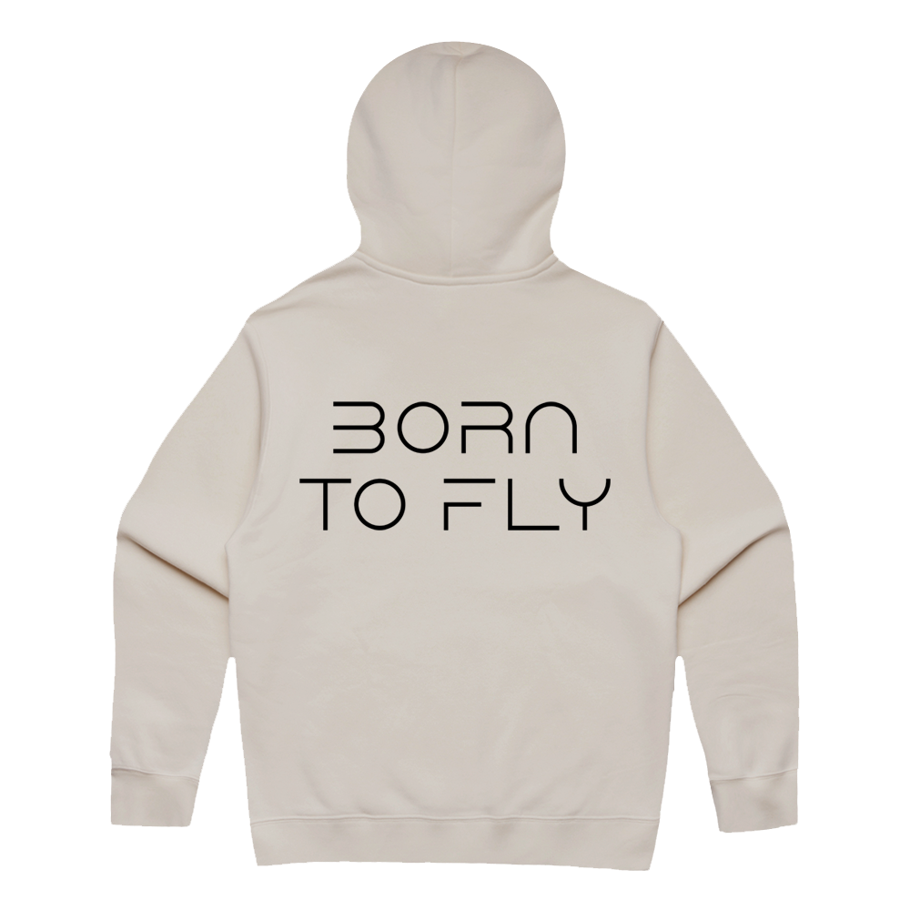 Born To Fly - Hoodie Beige