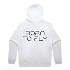 Born To Fly - Hoodie Weiß