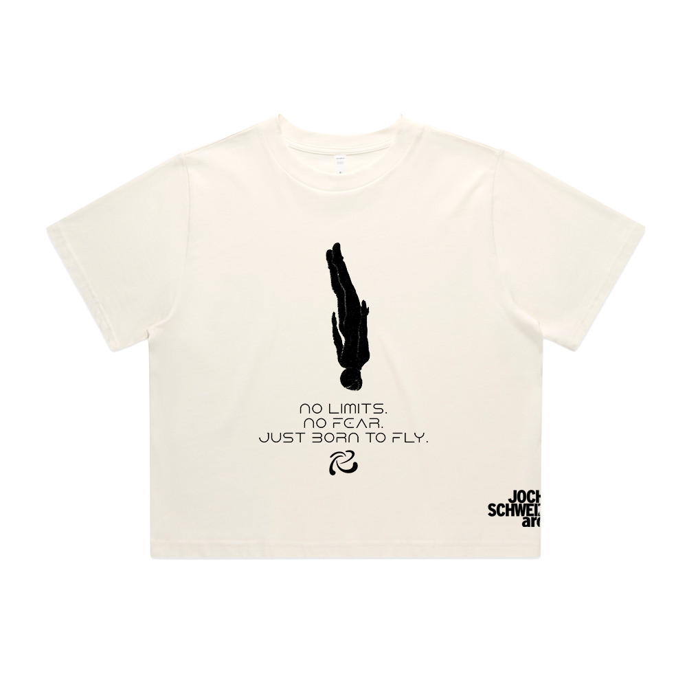 No Limits - Crop Top Ecru