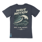 Wave Motion - T-Shirt Midnight Blue