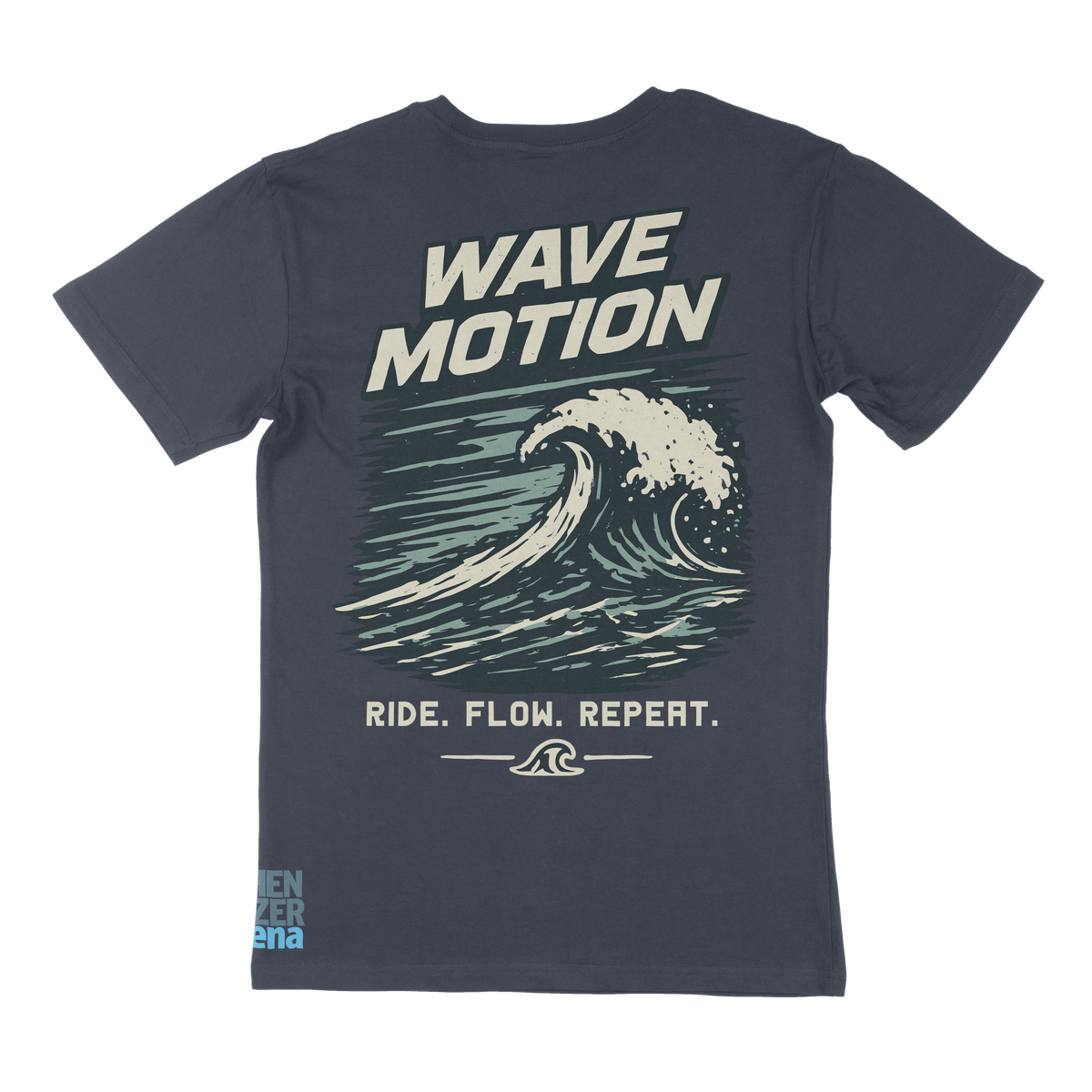 Wave Motion - T-Shirt Midnight Blue